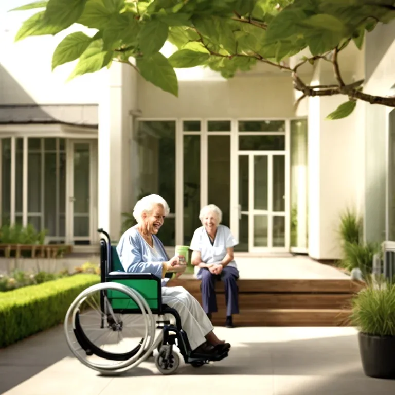 Seniorin beim Spaziergang im Wald SilvaBRelax